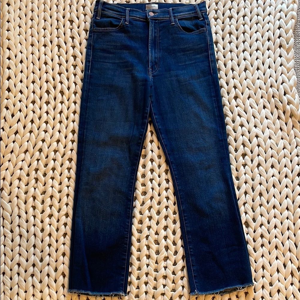 MOTHER Blue High Rise Jeans